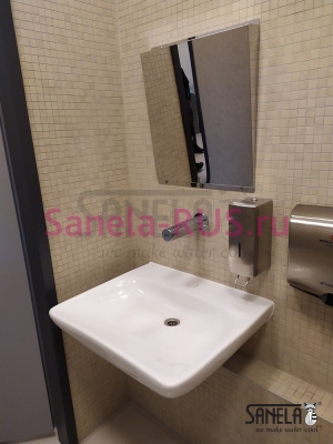 Настенный бесконтактный смеситель SLU 42K арт: 03420 Sanela Чехия (фото, схема)