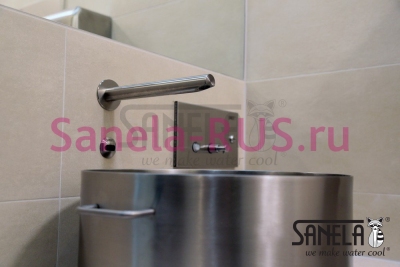 Настенный бесконтактный кран SLU 39BX арт: 03393 Sanela Чехия (фото, схема)