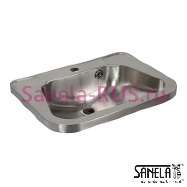 Нержавеющая раковина с отверстием для смесителя SLUN 26 Нержавеющая раковина с отверстием для смесителя SLUN 26