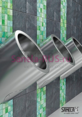 Нержавеющий автоматический писсуар SLPN 09C арт: 91093 Sanela Чехия (фото, схема)