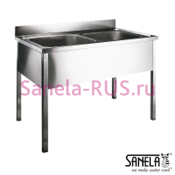 Нержавеющая мойка на ножках SLUN 16 Нержавеющая мойка на ножках SLUN 16