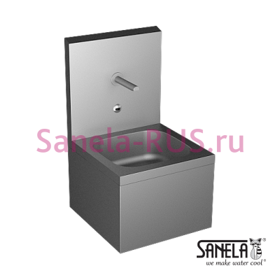 Нержавеющая мойка с автоматическим смесителем SLUN 04ETB арт: 93044 Sanela Чехия (фото, схема)