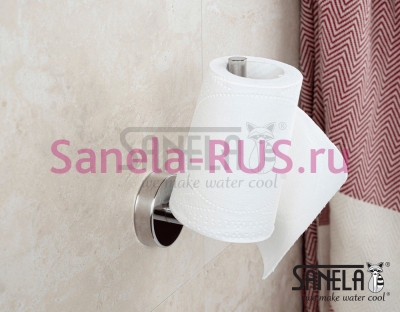 Нержавеющий держатель туалетной бумаги SLZD 23 арт: 62230 Sanela Чехия (фото, схема)
