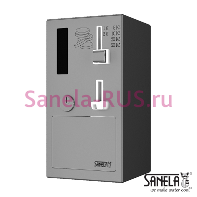 Монетный и жетонный автомат для открывания двери SLZA 40G арт: 88402 Sanela Чехия (фото, схема)