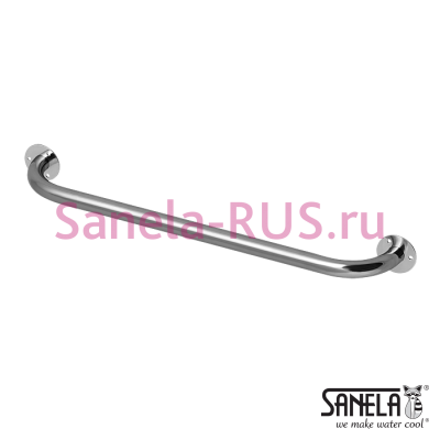 Нержавеющий прочный универсальный поручень SLZM 02D арт: 49021 Sanela Чехия (фото, схема)